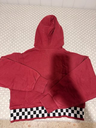 Sudadera Vans Roja Cuadros