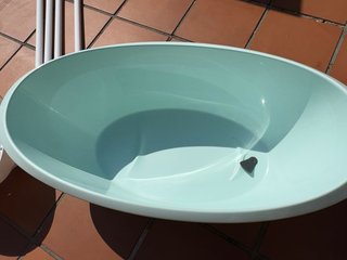 Bañera Luma bebé verde menta
