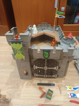 Lote Playmobil Medieval: piezas castillo y figuras