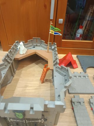 Lote Playmobil Medieval: piezas castillo y figuras