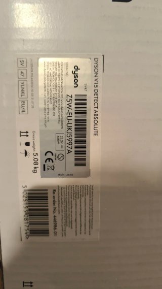 Scatola vuota Dyson V15 Detect Absolute