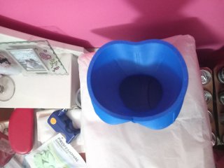 Portalápices Corsé Azul