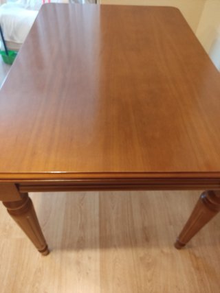Mesa Roble Maciza Extensible