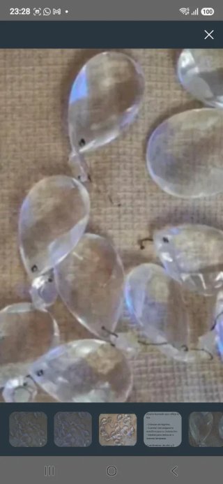 Lote Cristales Lámpara Araña