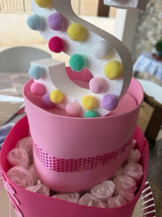 Tarta de pañales personalizada