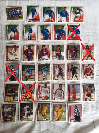 Figurine Calciatori Calcio Merlin 2000
