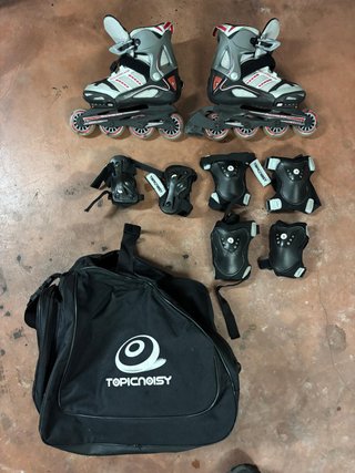 Patines en línea y protecciones