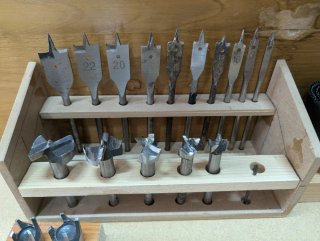 Lote Brocas Carpintería y Metal + Soporte