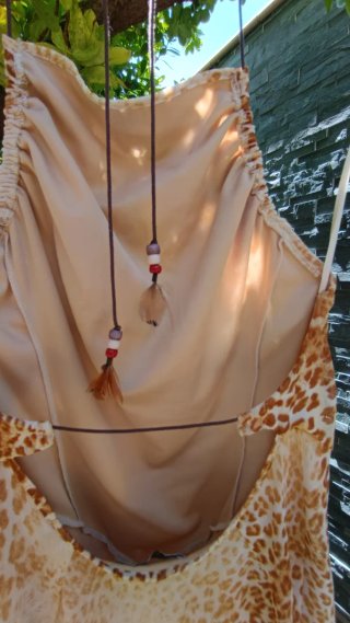 Vestido Zara Animal Print Midi