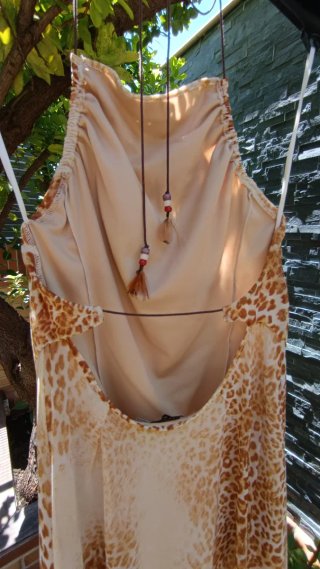 Vestido Zara Animal Print Midi