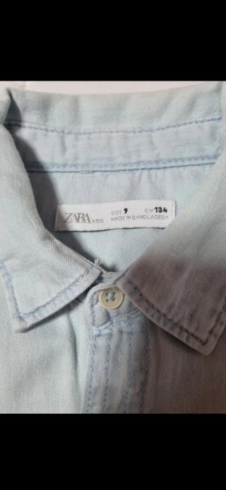 Camisa vaquera Zara niño
