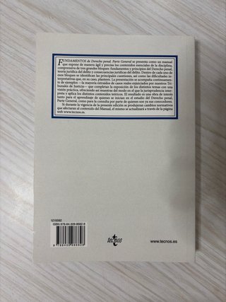 Fundamentos de derecho penal parte general