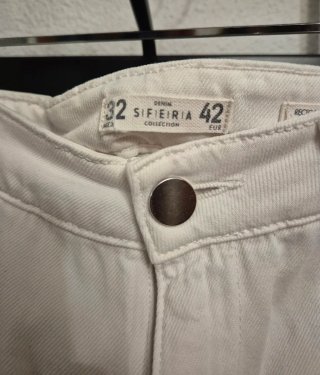 Pantalón Sfera Talla 42 Blanco