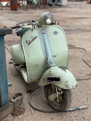 Vespa 125N manillar tubo 1956