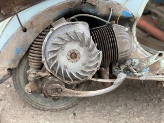 Vespa 125N manillar tubo 1956