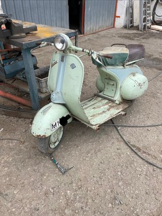 Vespa 125N manillar tubo 1956