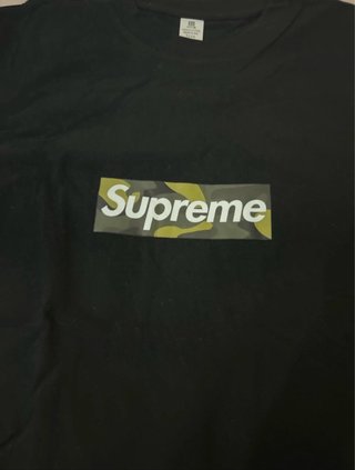 Maglietta Supreme Box Logo Camo M