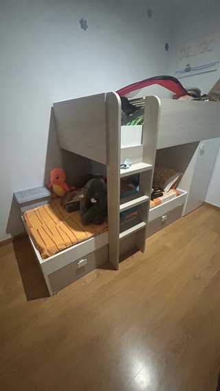 Cama tren infantil