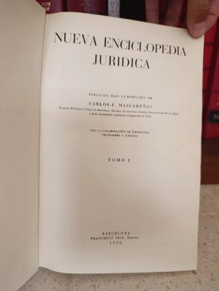 Nueva Enciclopedia Jurídica Seix - completa 20 tom