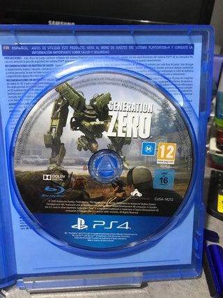 Generation Zero PS4 (Playstation 4)