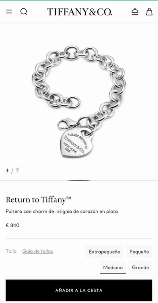 Pulsera Tiffany & Co. Corazón Return