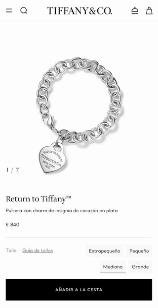 Pulsera Tiffany & Co. Corazón Return