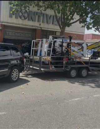 Batea porta maquinarias reforzada itv al corriente