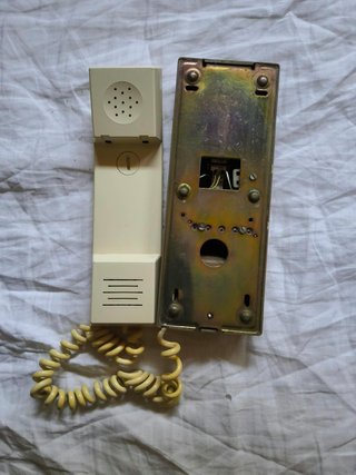 Telefonillo Interfono AUTA Vintage Beige/Marrón