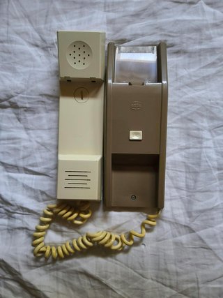 Telefonillo Interfono AUTA Vintage Beige/Marrón