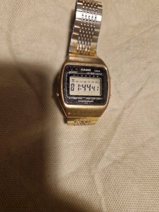 Orologio Casio Chronograph Vintage Oro Argento