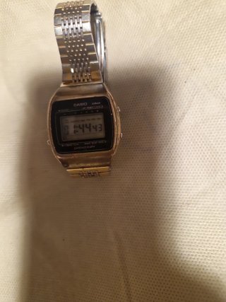 Orologio Casio Chronograph Vintage Oro Argento