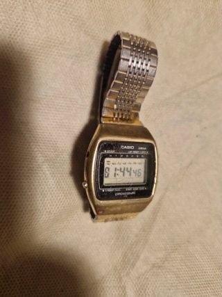 Orologio Casio Chronograph Vintage Oro Argento