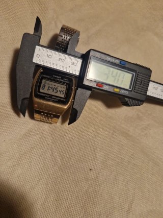 Orologio Casio Chronograph Vintage Oro Argento