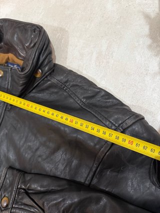 Chaqueta de cuero Nautica Negra