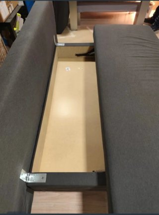 Sofá Cama IKEA 3 Plazas Gris