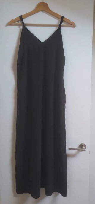 Vestido largo negro Shein