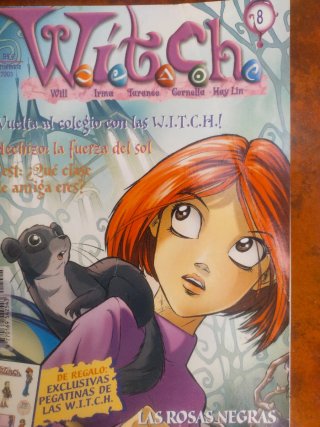Revistas WITCH Lote n 5 6 7 8 Disney Comic Y2K