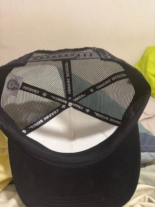 Gorra Chrome Hearts Blanca y Negra
