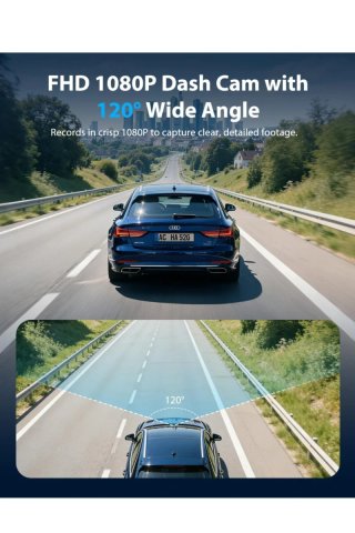 Dashcam 1080P Gran Angular 170°