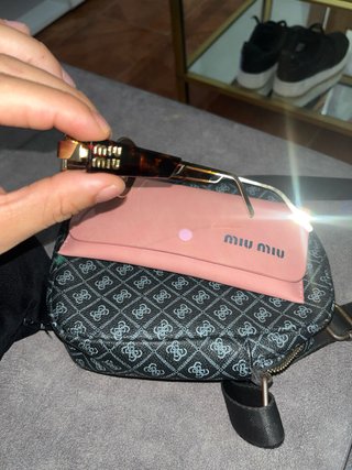 Gafas Miu Miu Originales Doradas Marrones