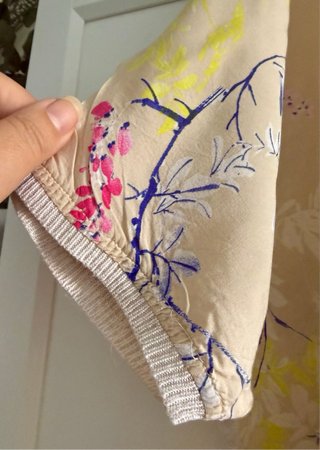 Camiseta Zara floral estampado multicolor
