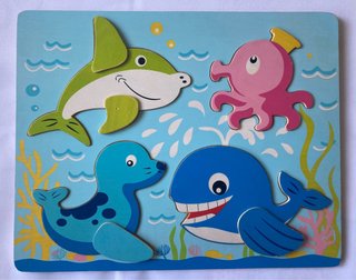 Puzzles de madera educativos