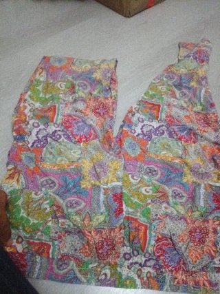 Pantalón Harem Verano Estampado Ancho