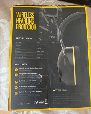 Protector Auditivo Inalámbrico BT-1