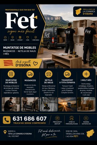 Mudanzas y montaje de muebles al mejor precio! Ráp