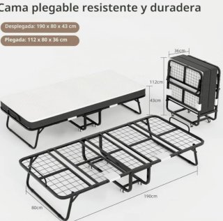 Cama Plegable Metálica