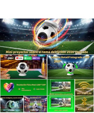 Proyector MENIOO 4K WiFi 6