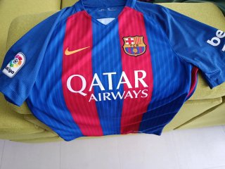 Camiseta FC Barcelona época Messi y Xaviy r.betis