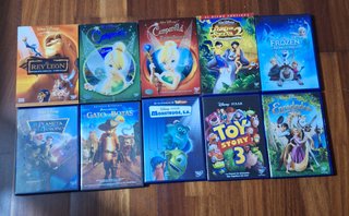 Lote 6 DVD Infantiles Disney Español