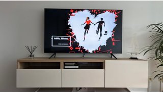 Mobile TV in legno e bianco